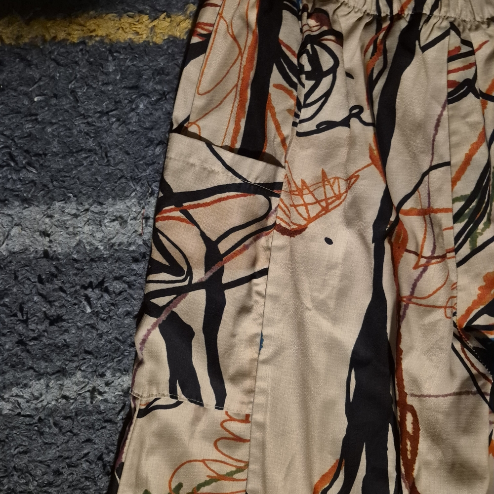 Abstract Patterned Men's Pants - image 2